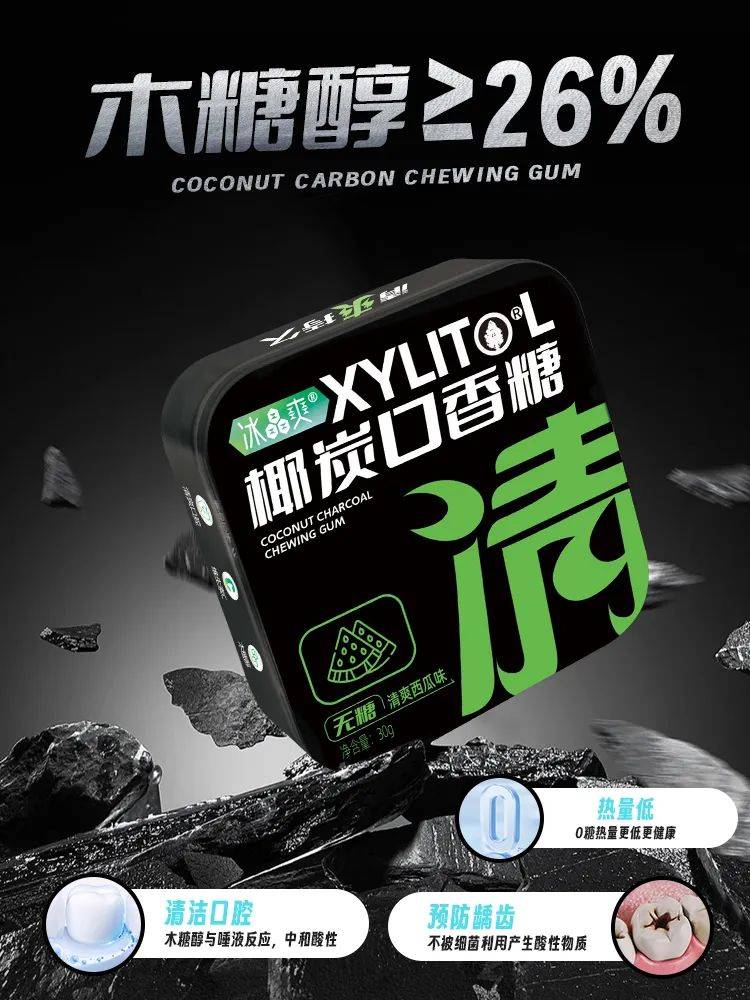 黑黑的口香糖正掀起糖果界“黑科技”风暴尊龙凯时新版APP首页打破常规！这款(图7)